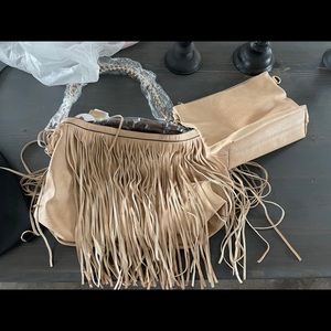 Womens fringe purse SET